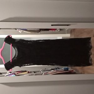 dress with lace overlay